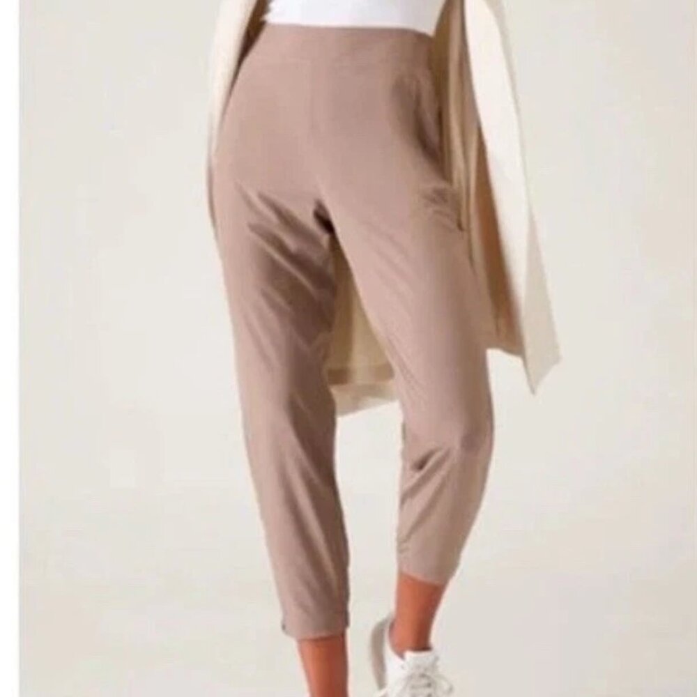 Athleta Taupe Ankle Pants - Picture 2 of 14